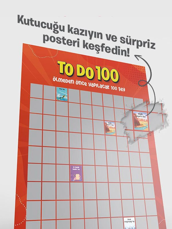 To Do 100 | Ölmeden Önce Yapılacak 100 Şey | Özel Kazı Kazan