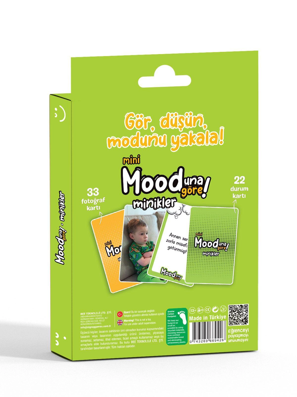 Mooduna Göre Mini - Minikler | Çocuklar İçin | Kutu & Kart Oyunu