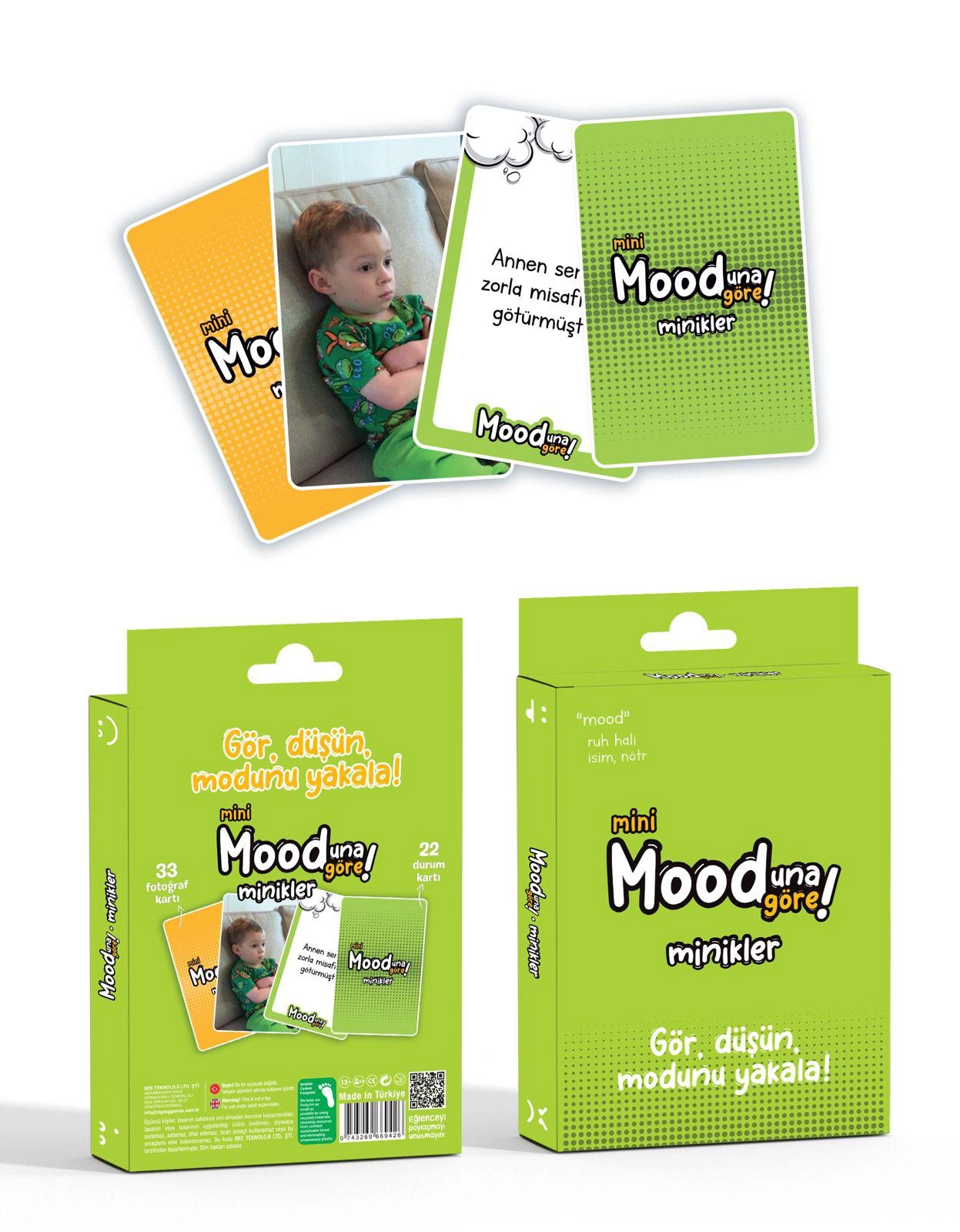 Mooduna Göre Mini - Minikler | Çocuklar İçin | Kutu & Kart Oyunu