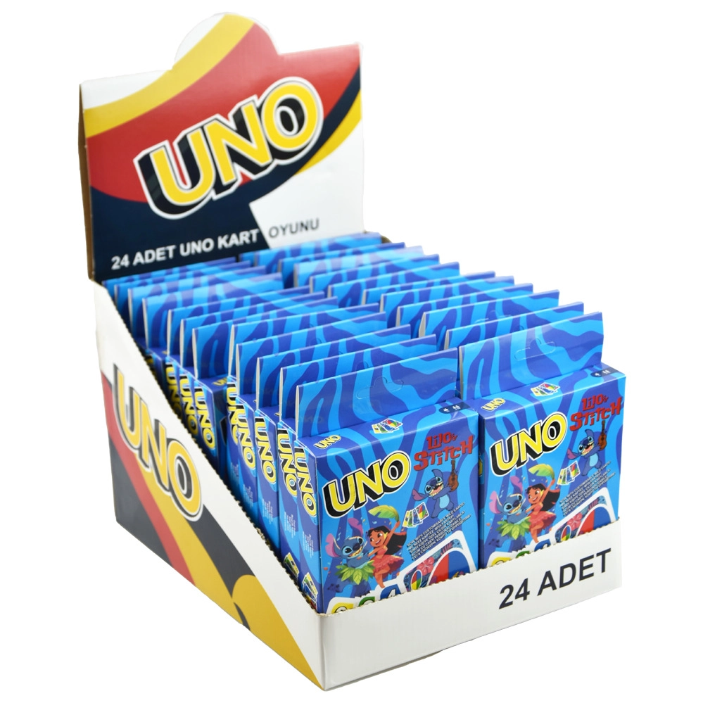 Stitch Uno Kalın Kutu Kart Oyunu