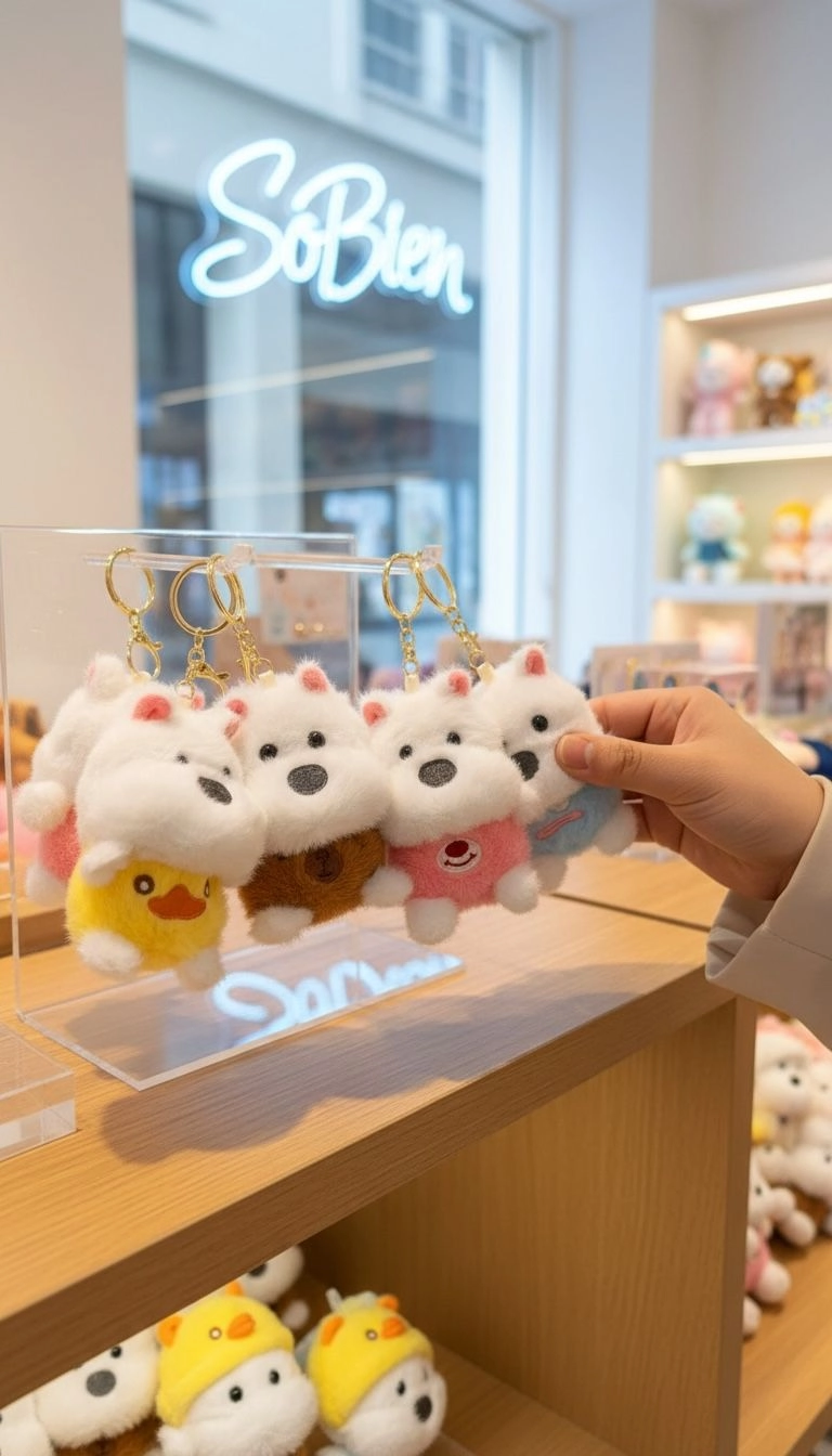 İthal Peluş Çanta Süsü Anahtarlık