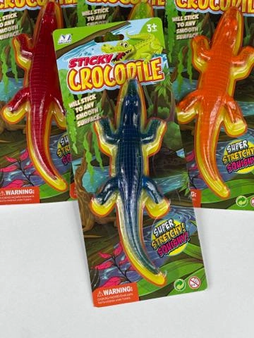 Sticky Crocodile Timsah Esnek Yapışkanlı Oyuncak