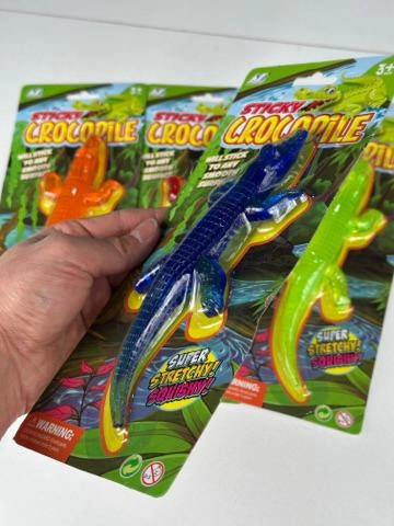 Sticky Crocodile Timsah Esnek Yapışkanlı Oyuncak