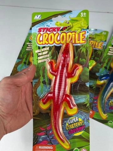 Sticky Crocodile Timsah Esnek Yapışkanlı Oyuncak