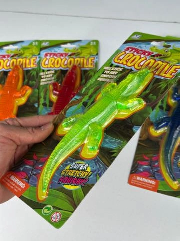 Sticky Crocodile Timsah Esnek Yapışkanlı Oyuncak