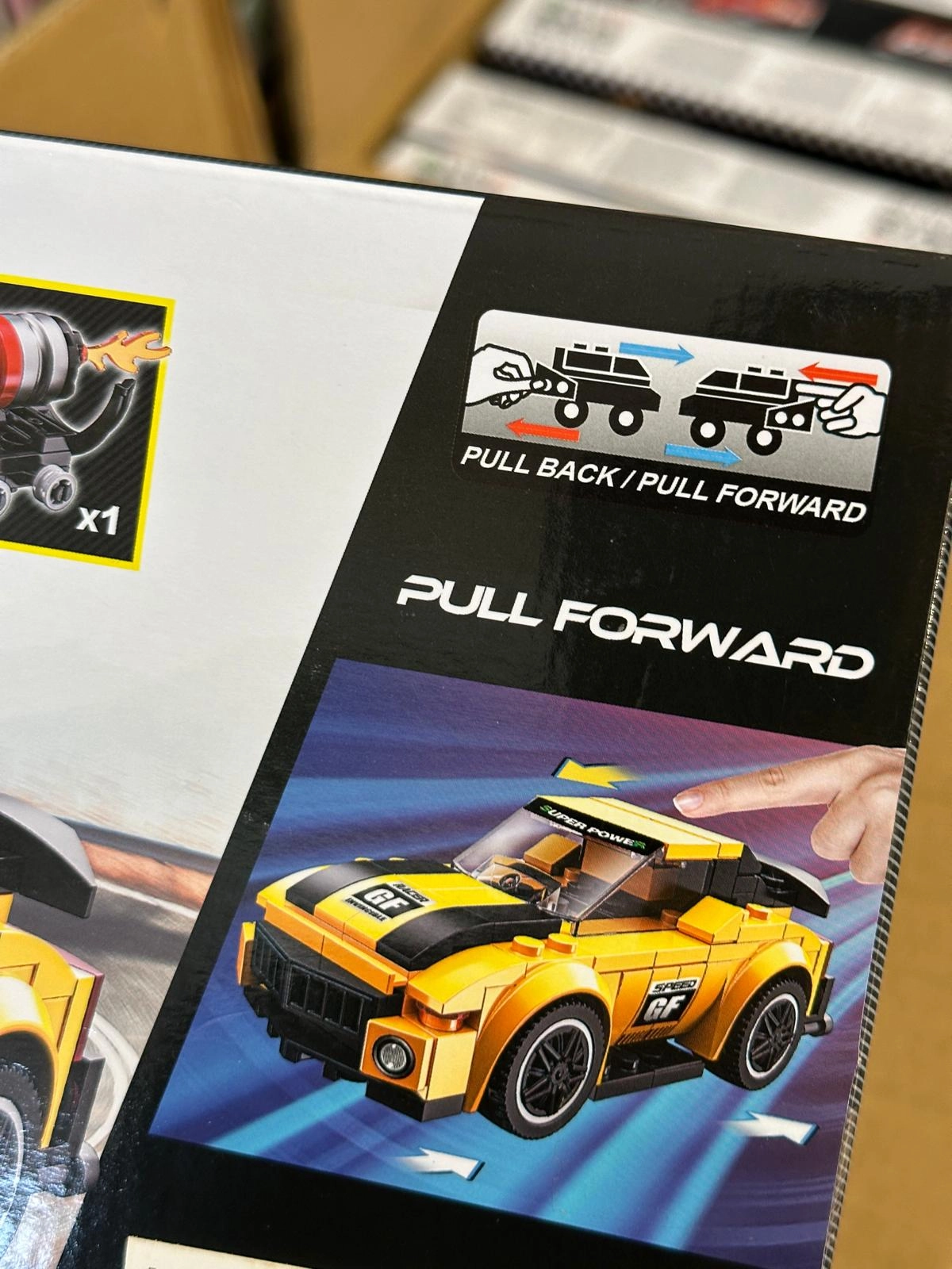 2 in 1 Robota Dönüşen Çek-Bırak Lego Araba