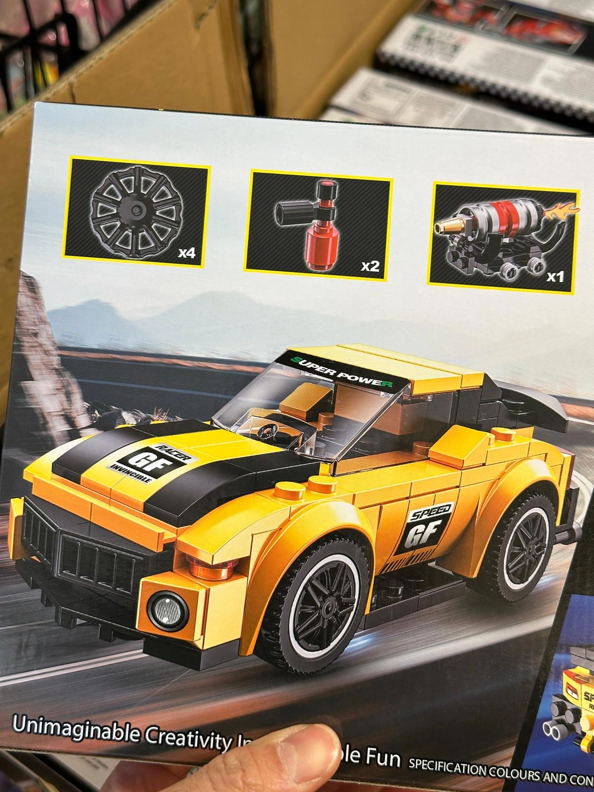 2 in 1 Robota Dönüşen Çek-Bırak Lego Araba