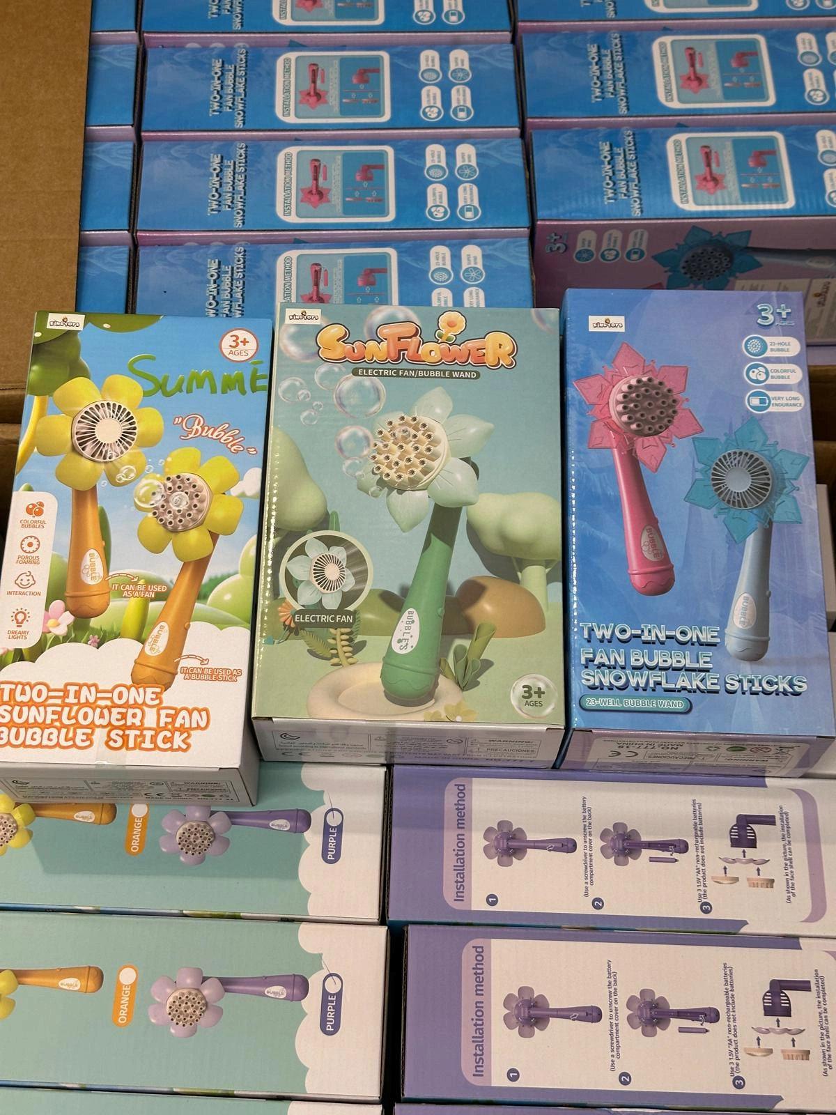 Baloncuk ve Serinletici Fan Birarada Pilli El Oyuncağı