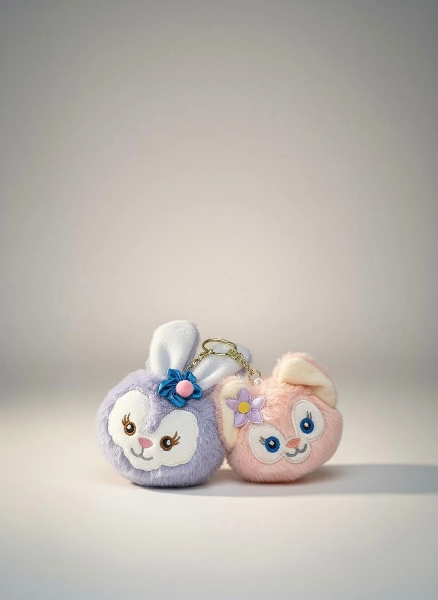 İthal Peluş Anahtarlık Çanta Charmı