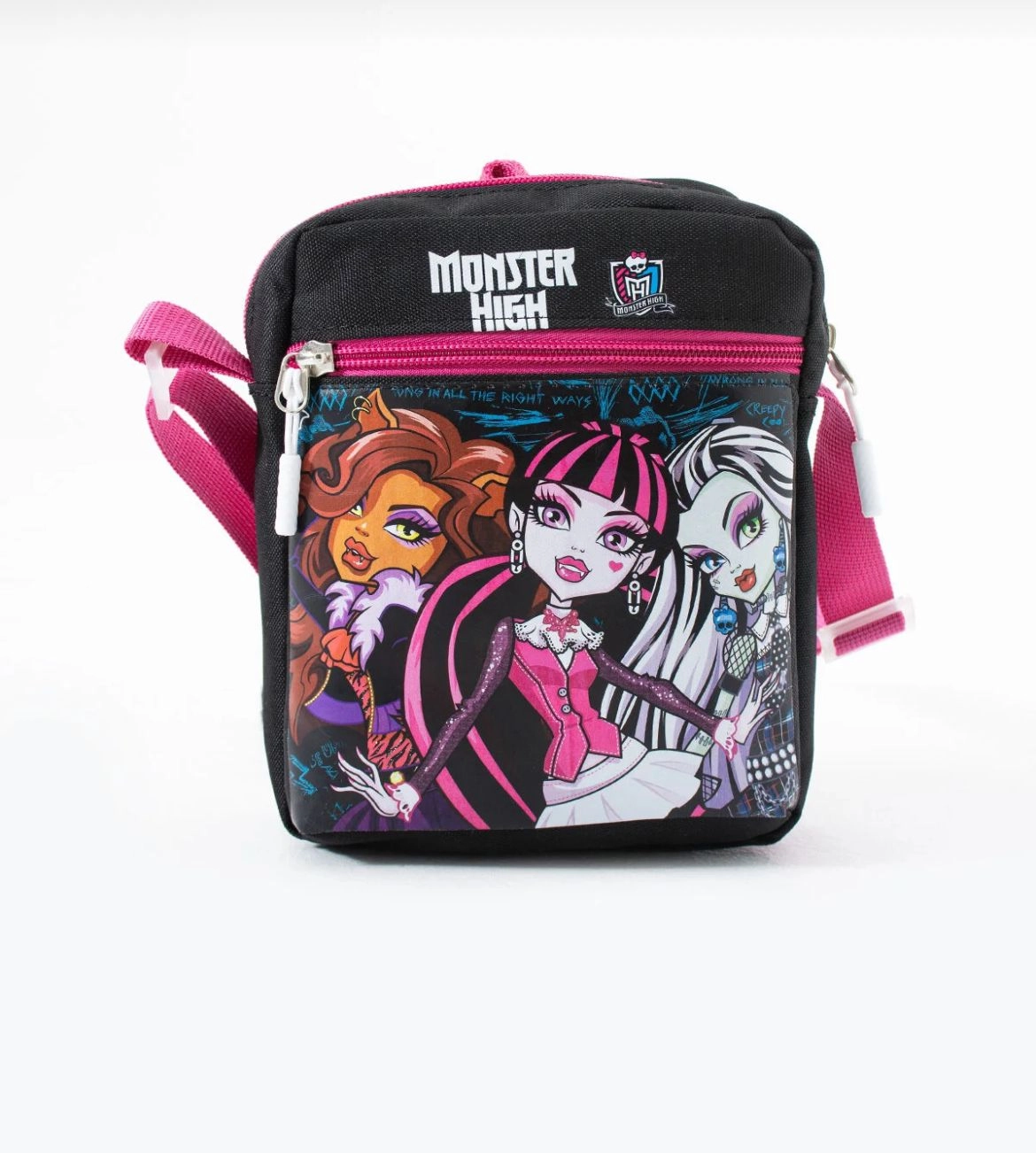  Monster High Draculaura Çocuk Omuz Çantası – 3 Bölmeli – Su Geçirmez Kumaş (21×16×6 cm)