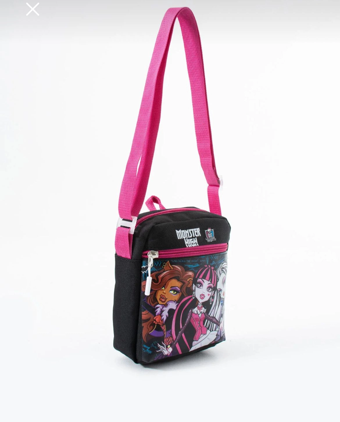  Monster High Draculaura Çocuk Omuz Çantası – 3 Bölmeli – Su Geçirmez Kumaş (21×16×6 cm)