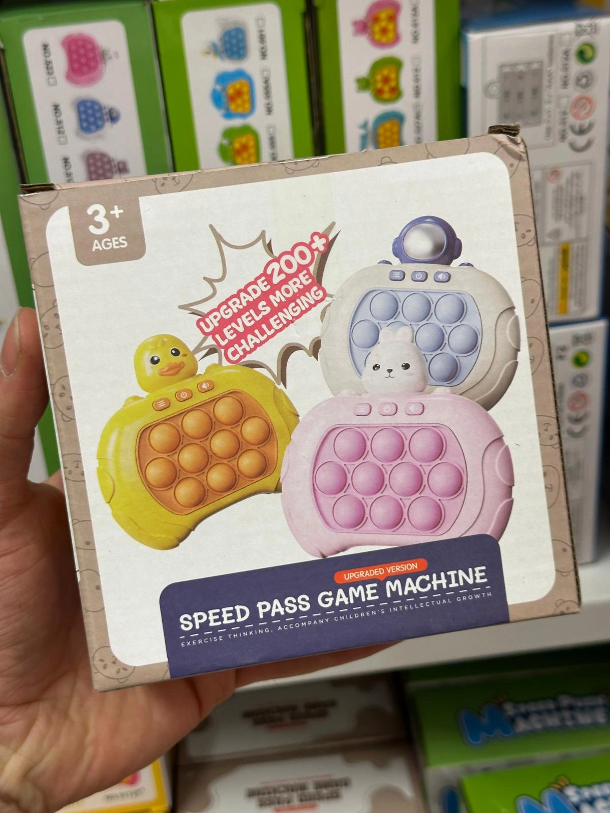 Karışık 6’lı Paket Pilli Işıklı Popit Oyuncak