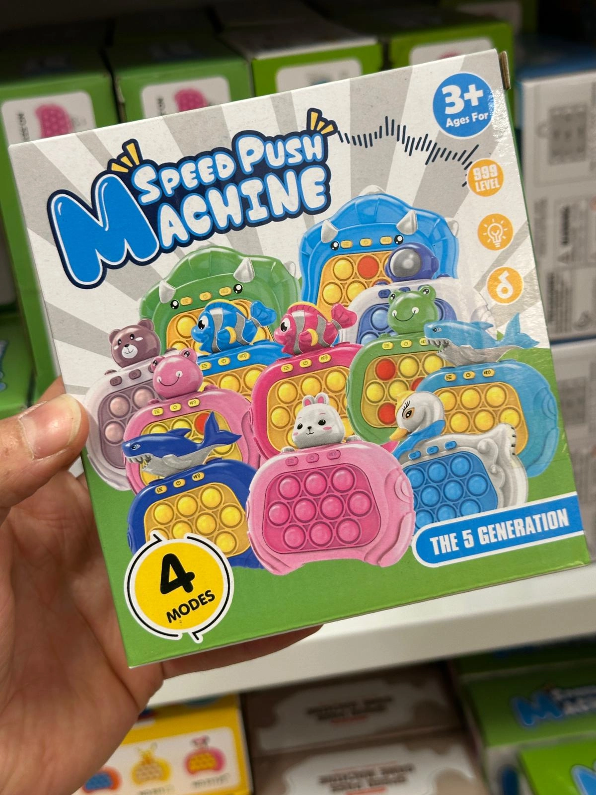 Karışık 6’lı Paket Pilli Işıklı Popit Oyuncak