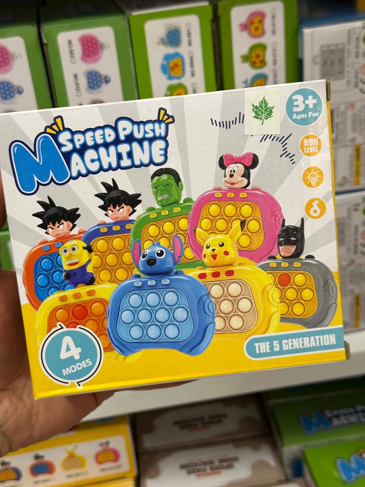 Karışık 6’lı Paket Pilli Işıklı Popit Oyuncak