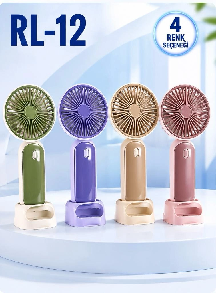 Renkli Taşınılabilir Fan
