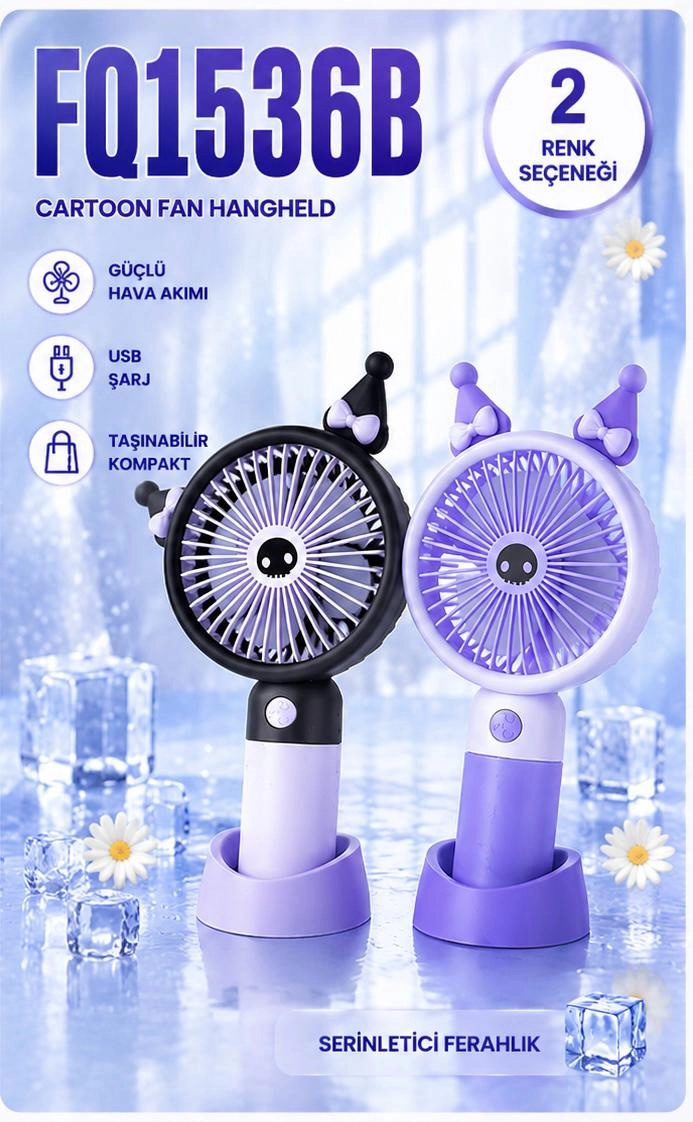 Kuromi Model El Fanı