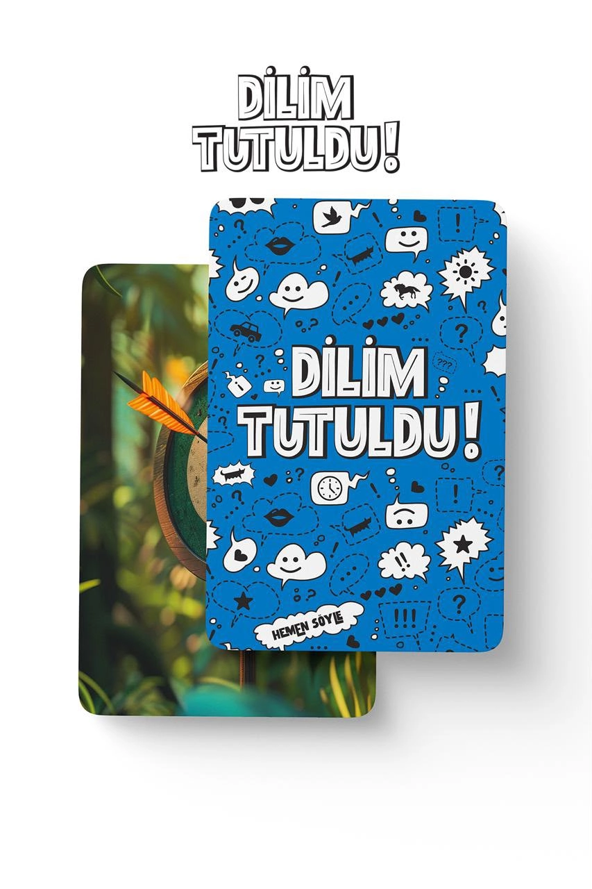 Dilim Tutuldu! Kart Oyunu | Hızlı Düşün Pat Diye Söyle | Eğlenceli Parti Oyunu