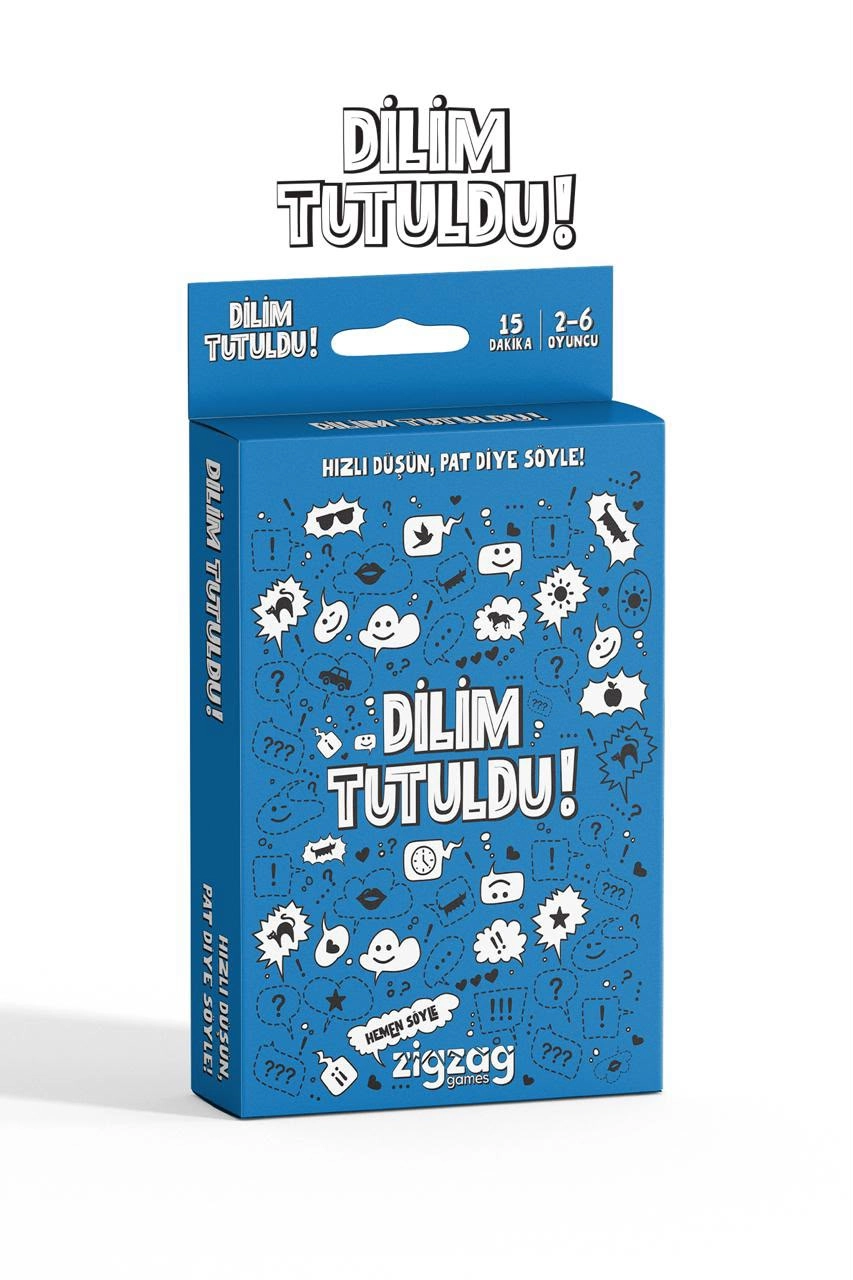 Dilim Tutuldu! Kart Oyunu | Hızlı Düşün Pat Diye Söyle | Eğlenceli Parti Oyunu