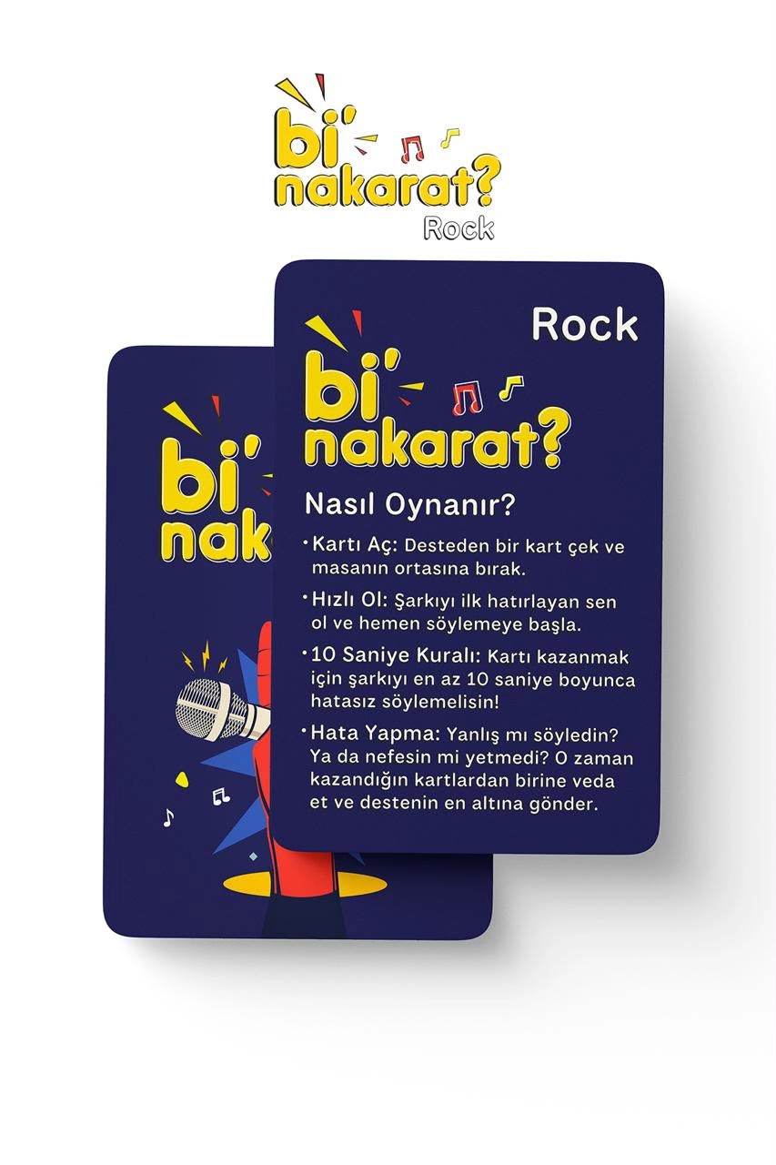 Bi’ Nakarat? Rock Kart Oyunu | Türkçe Rock Şarkı Tahmin Oyunu | Eğlenceli Parti Oyunu