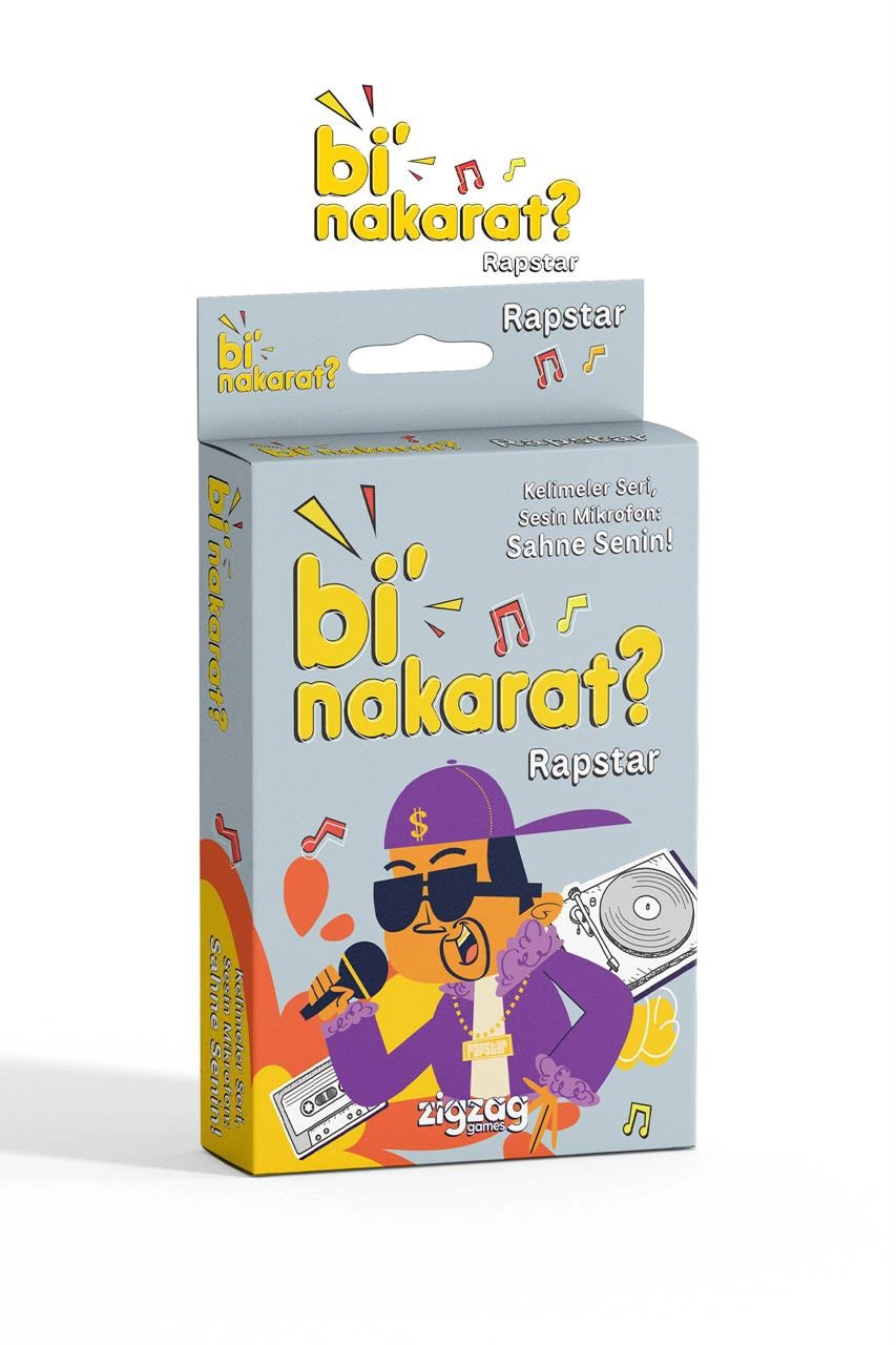 Bi’ Nakarat? Rapstar Kart Oyunu | Türkçe Rap Şarkı Tahmin Oyunu | Eğlenceli Parti Oyunu
