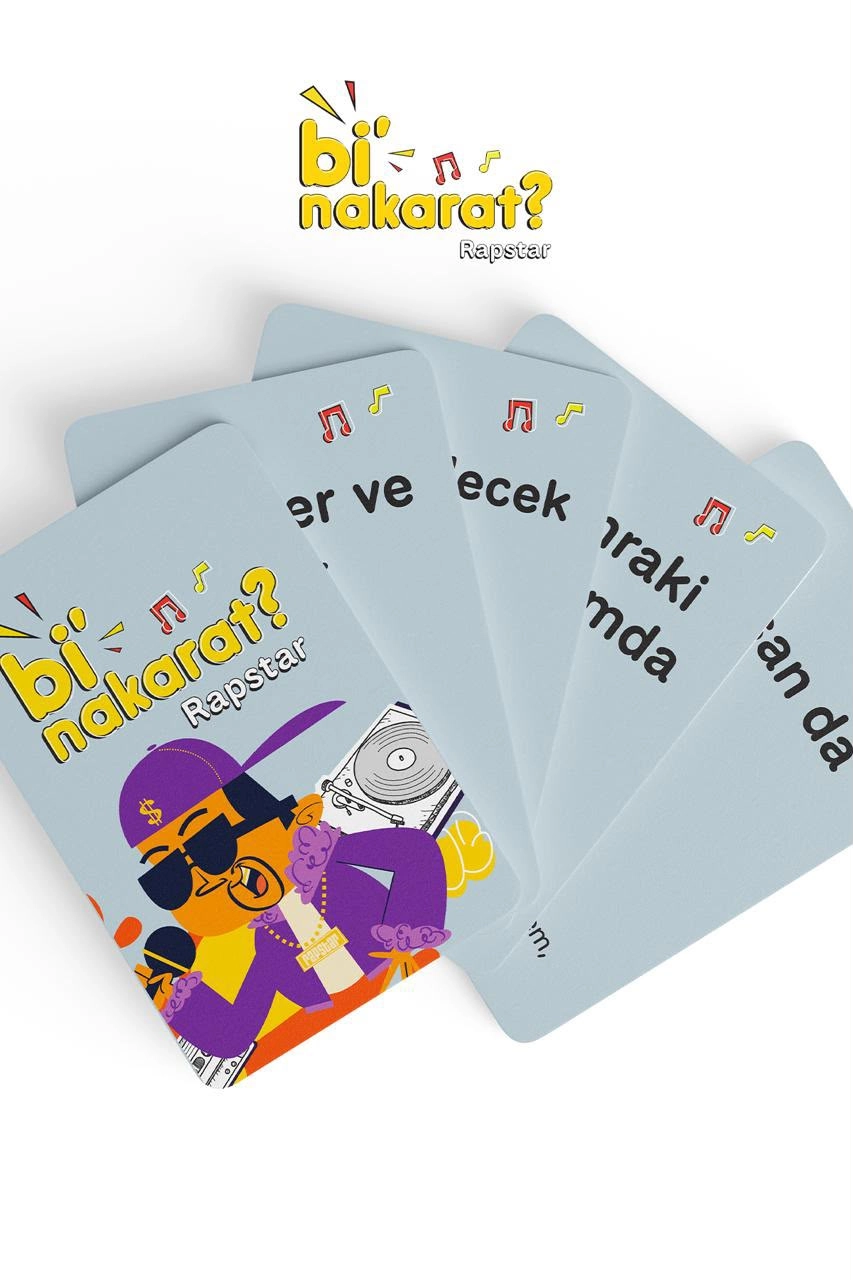 Bi’ Nakarat? Rapstar Kart Oyunu | Türkçe Rap Şarkı Tahmin Oyunu | Eğlenceli Parti Oyunu