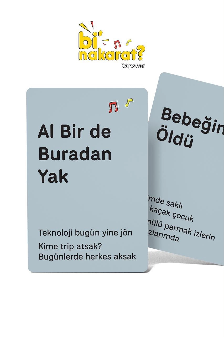 Bi’ Nakarat? Rapstar Kart Oyunu | Türkçe Rap Şarkı Tahmin Oyunu | Eğlenceli Parti Oyunu