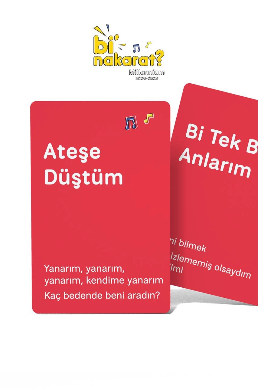 Bi’ Nakarat? Millennium Kart Oyunu | 2000-2025 Şarkı Tahmin Oyunu | Eğlenceli Parti Oyunu