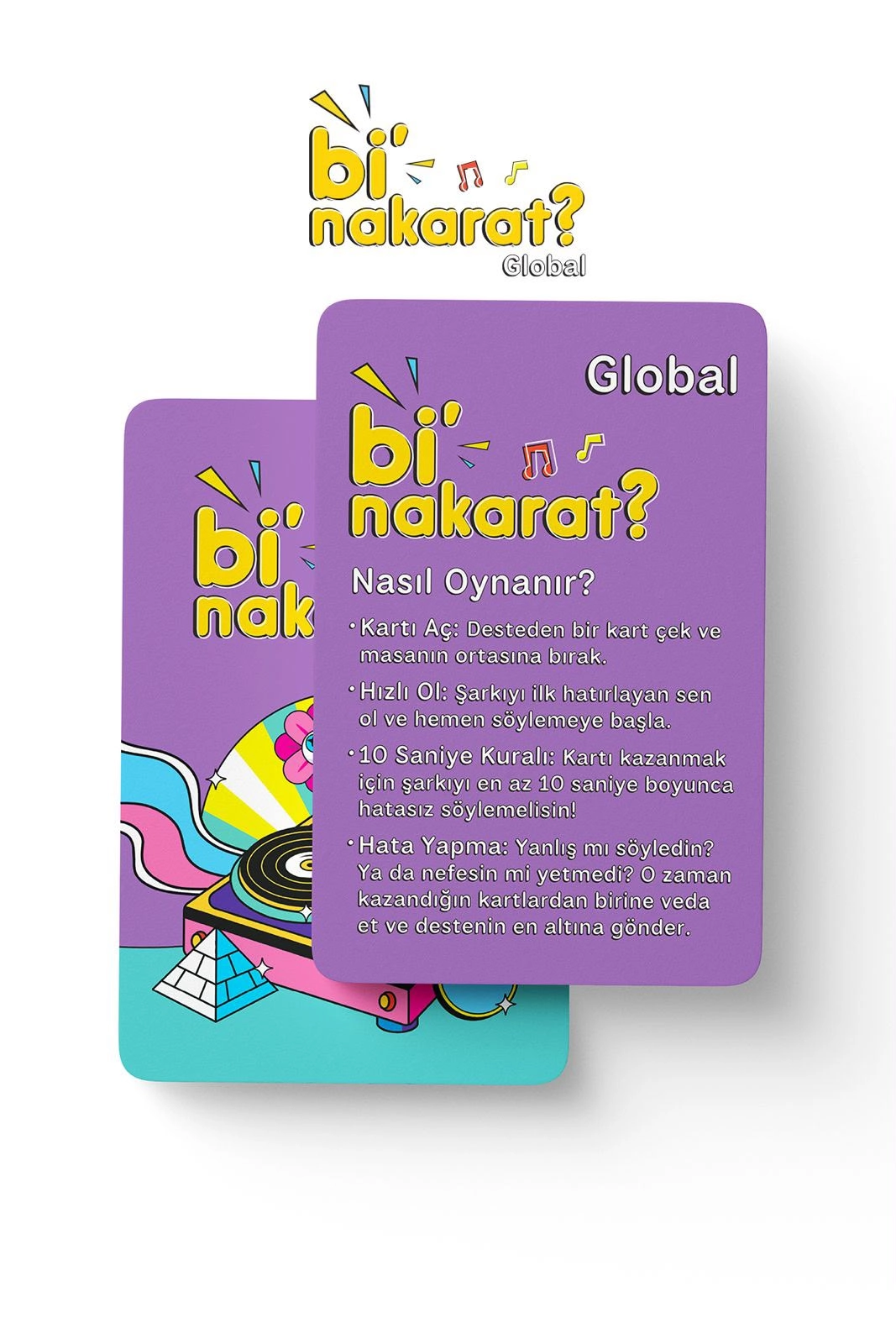 Bi’ Nakarat? Global Kart Oyunu | İngilizce Şarkı Tahmin Oyunu | Eğlenceli Parti Oyunu