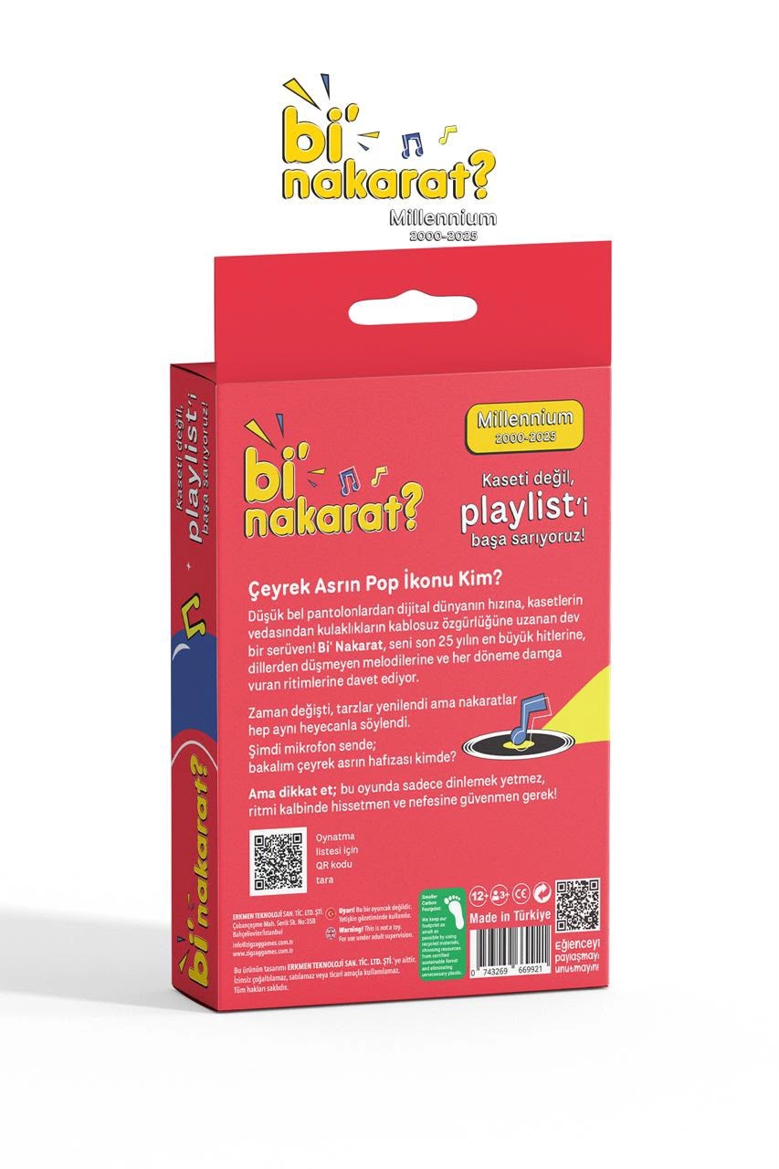 Bi’ Nakarat? Millennium Kart Oyunu | 2000-2025 Şarkı Tahmin Oyunu | Eğlenceli Parti Oyunu