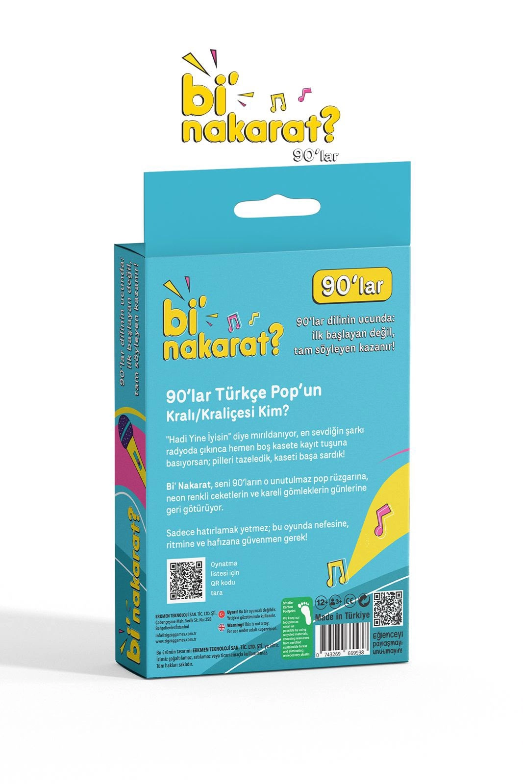 Bi’ Nakarat? 90’lar | Türkçe Pop Şarkı Kart Oyunu | Eğlenceli Parti Oyunu