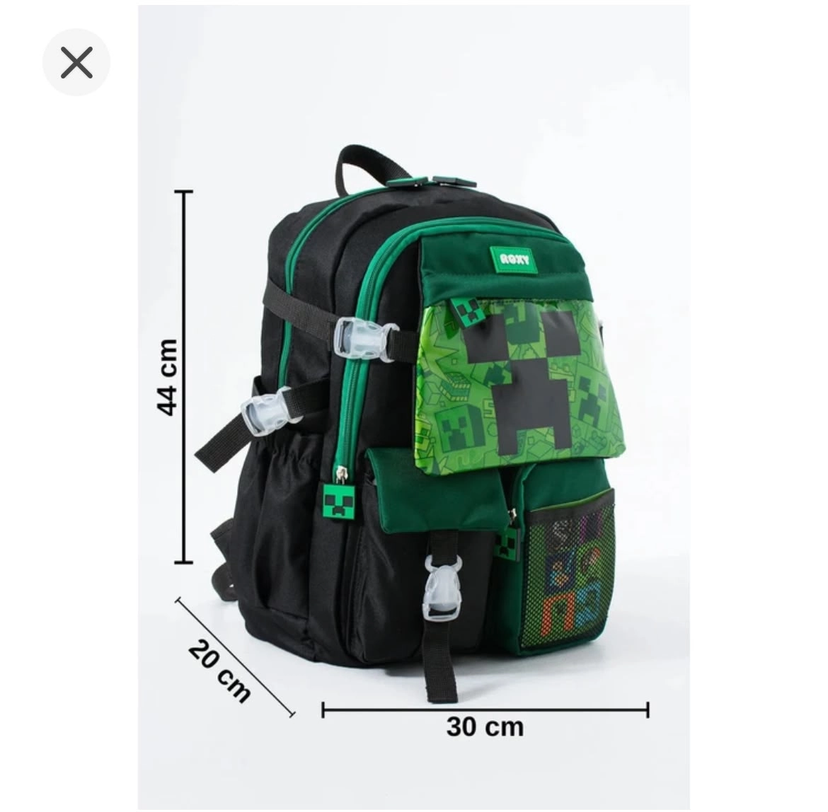 Minecraft Kore Kawaii Okul Çantası