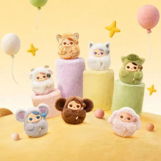 Pucky Tap Tap Babies Ses Çıkaran Peluş Oyuncak Oyuncak Süpriz Paket Blind Box
