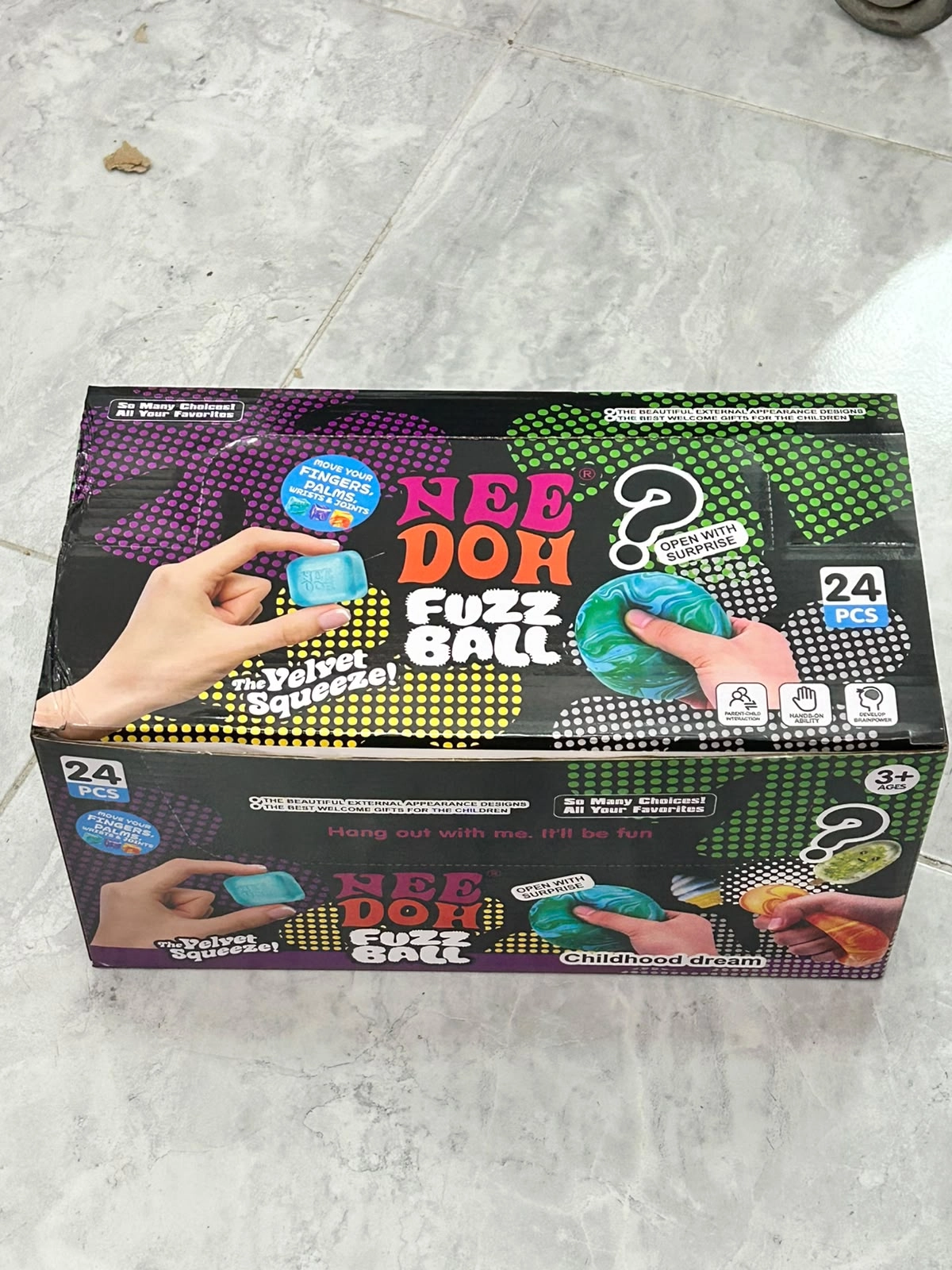 Nee Doh Fuzz Ball Sürpriz Paket – Sıkılabilir Oyuncak Blind  Box 