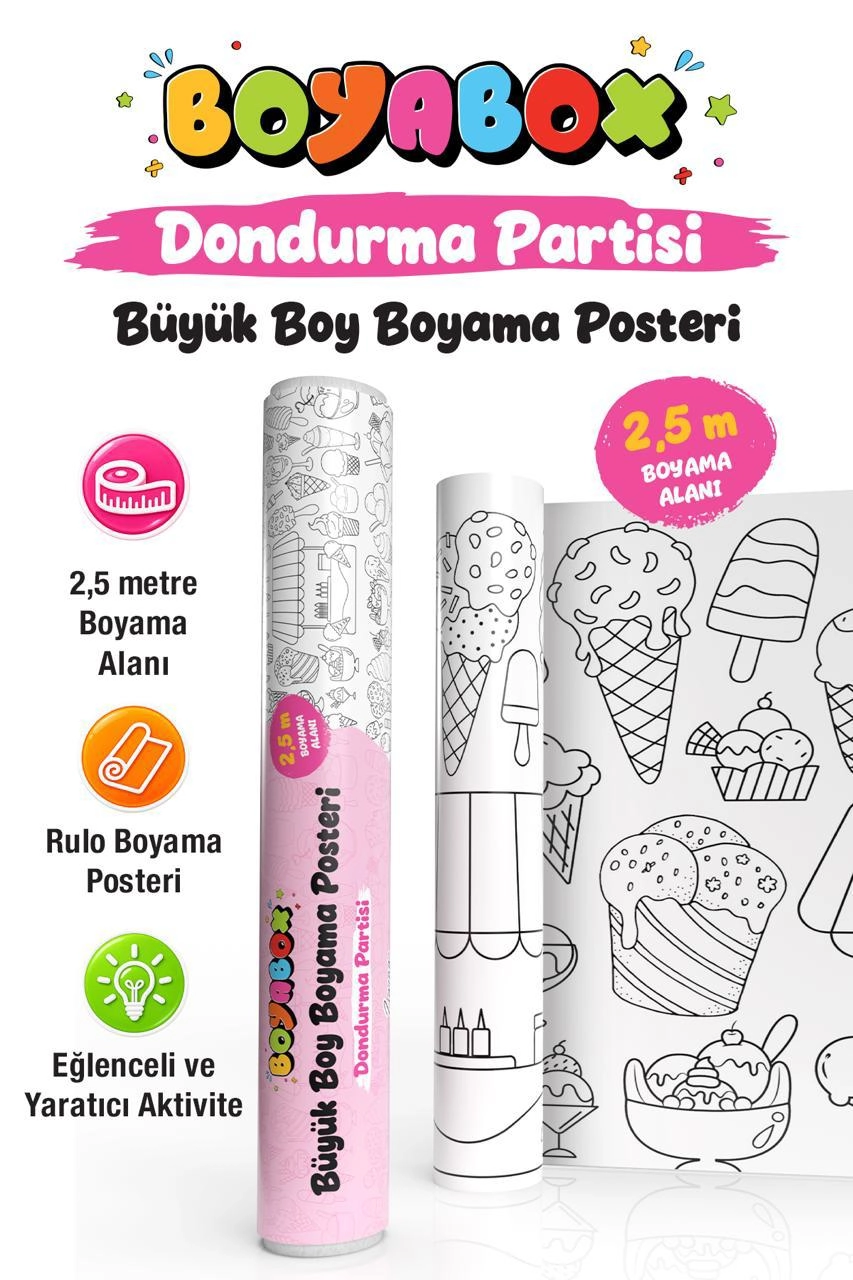 Büyük Boy Boyama Posteri