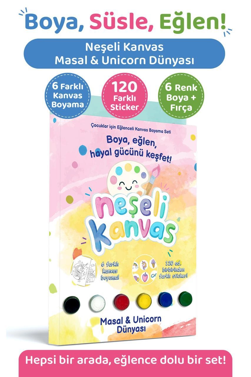 Neşeli Kanvas - Masal ve Unicorn Dünyası