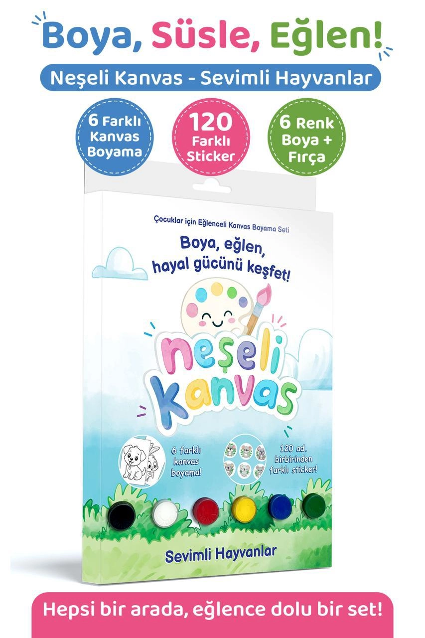 Neşeli Kanvas - Sevimli Hayvanlar