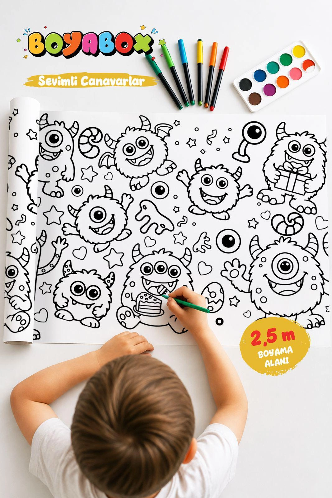 Büyük Boy Boyama Posteri