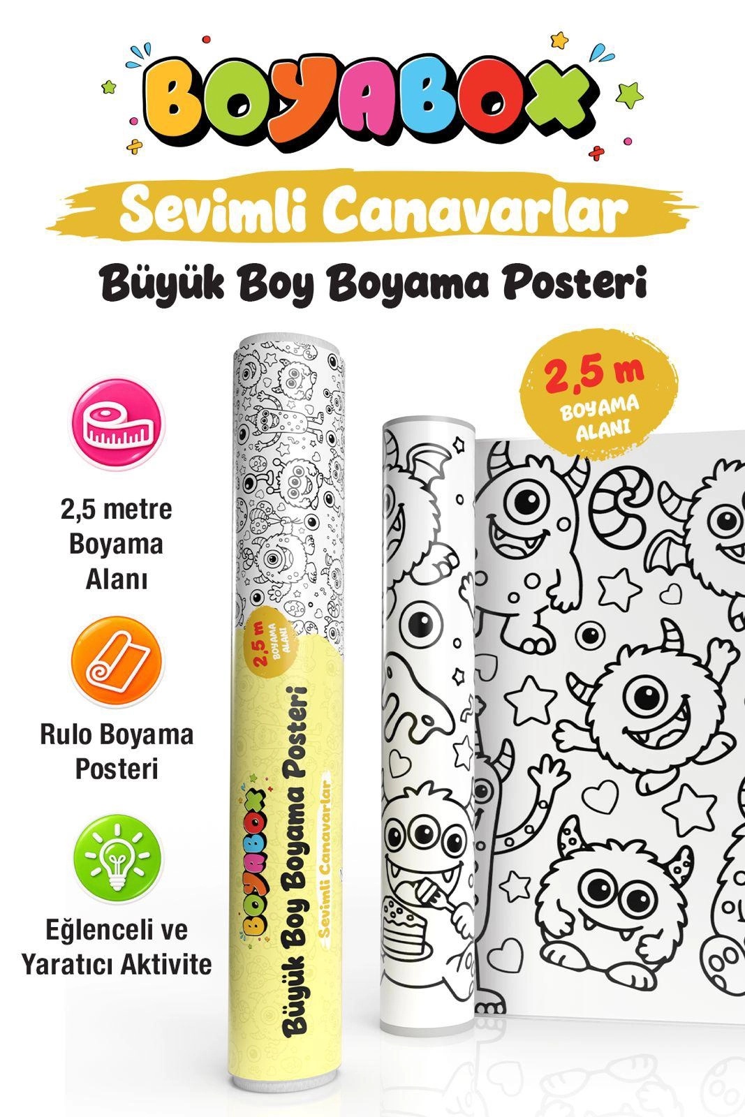 Büyük Boy Boyama Posteri