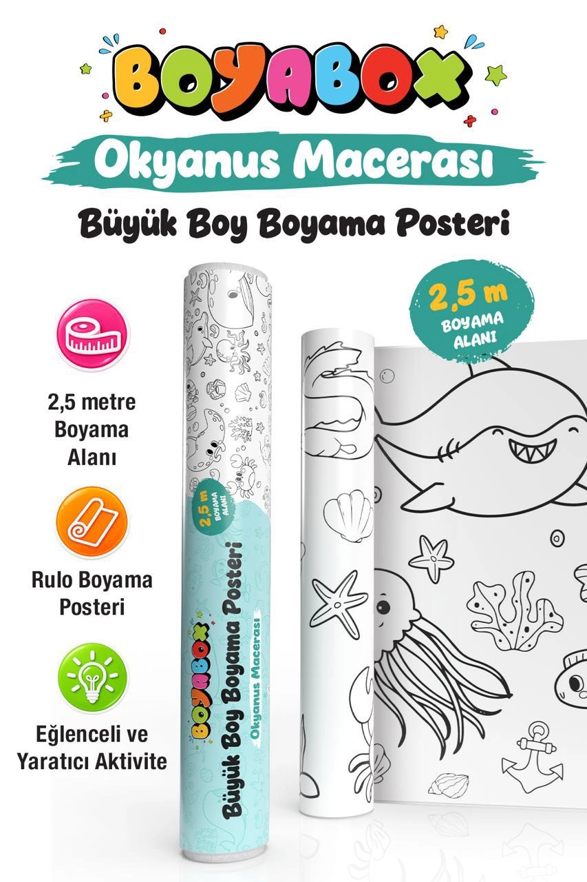 Büyük Boy Boyama Posteri