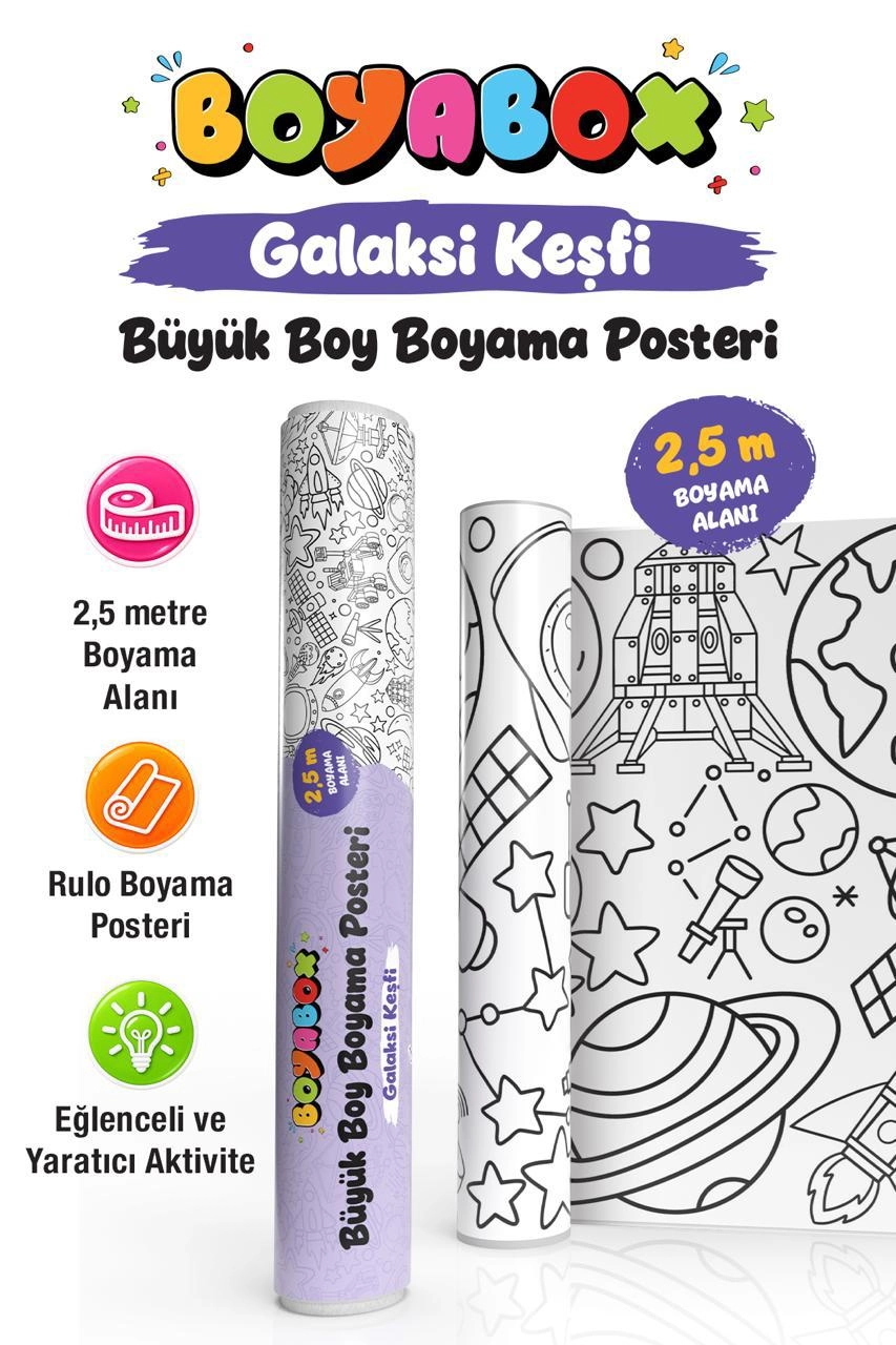 Büyük Boy Boyama Posteri