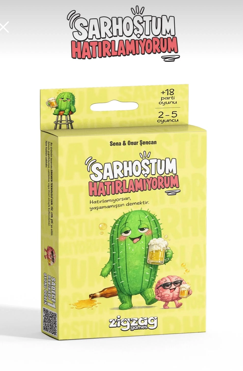 Sarhoştum Hatırlamıyorum +18 Yetişkin Parti Kart Oyunu
