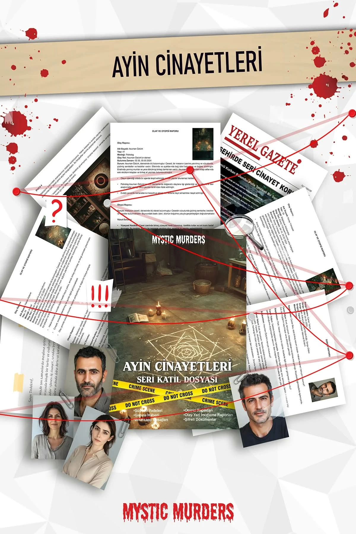 Dedektiflik Cinayet Çözme Oyunu - Ayin Cinayetleri