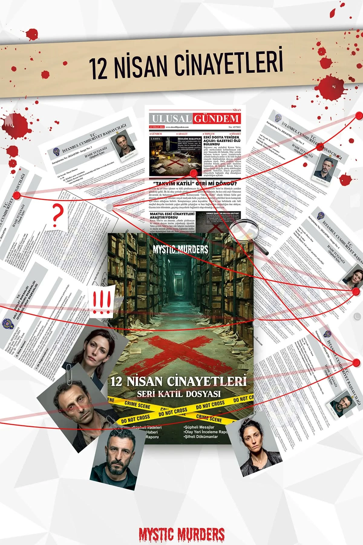 Dedektiflik Cinayet Çözme Oyunu - 12 Nisan Cinayetleri