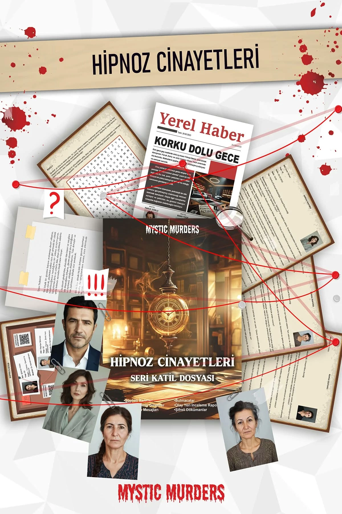 Dedektiflik Cinayet Çözme Oyunu - Hipnoz Cinayetleri