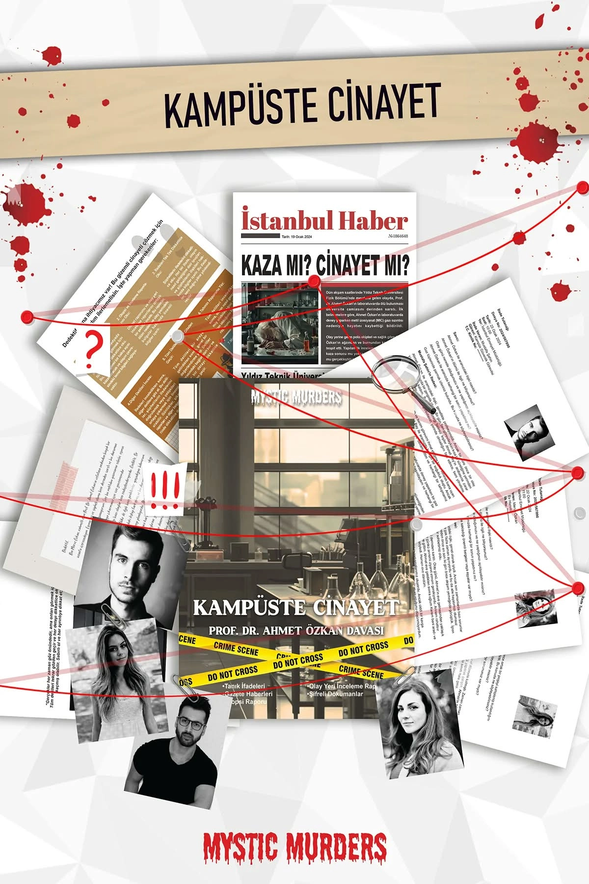 Dedektiflik Cinayet Çözme Oyunu - Kampüste Cinayet
