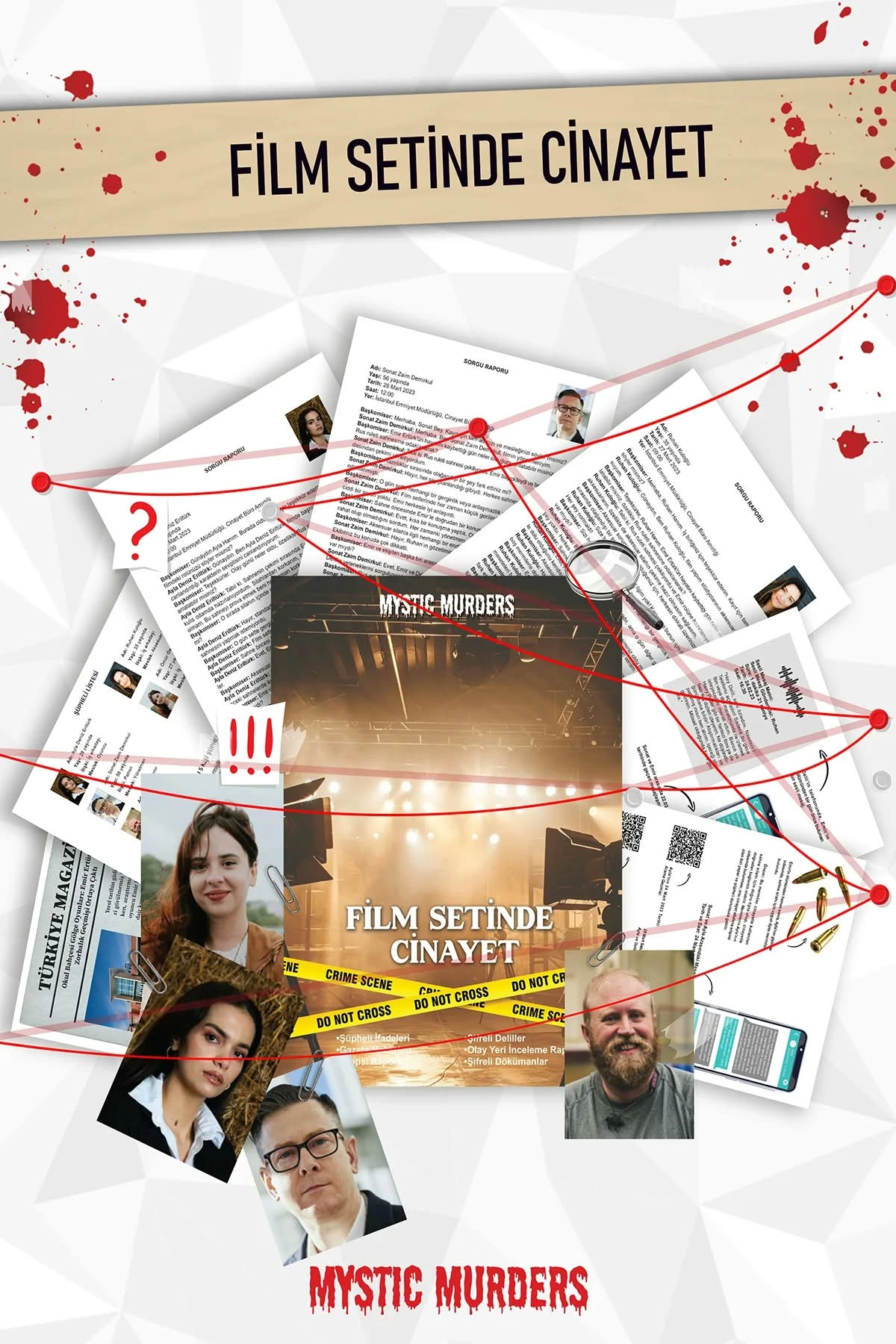 Dedektiflik Cinayet Çözme Oyunu - Film Setinde Cinayet