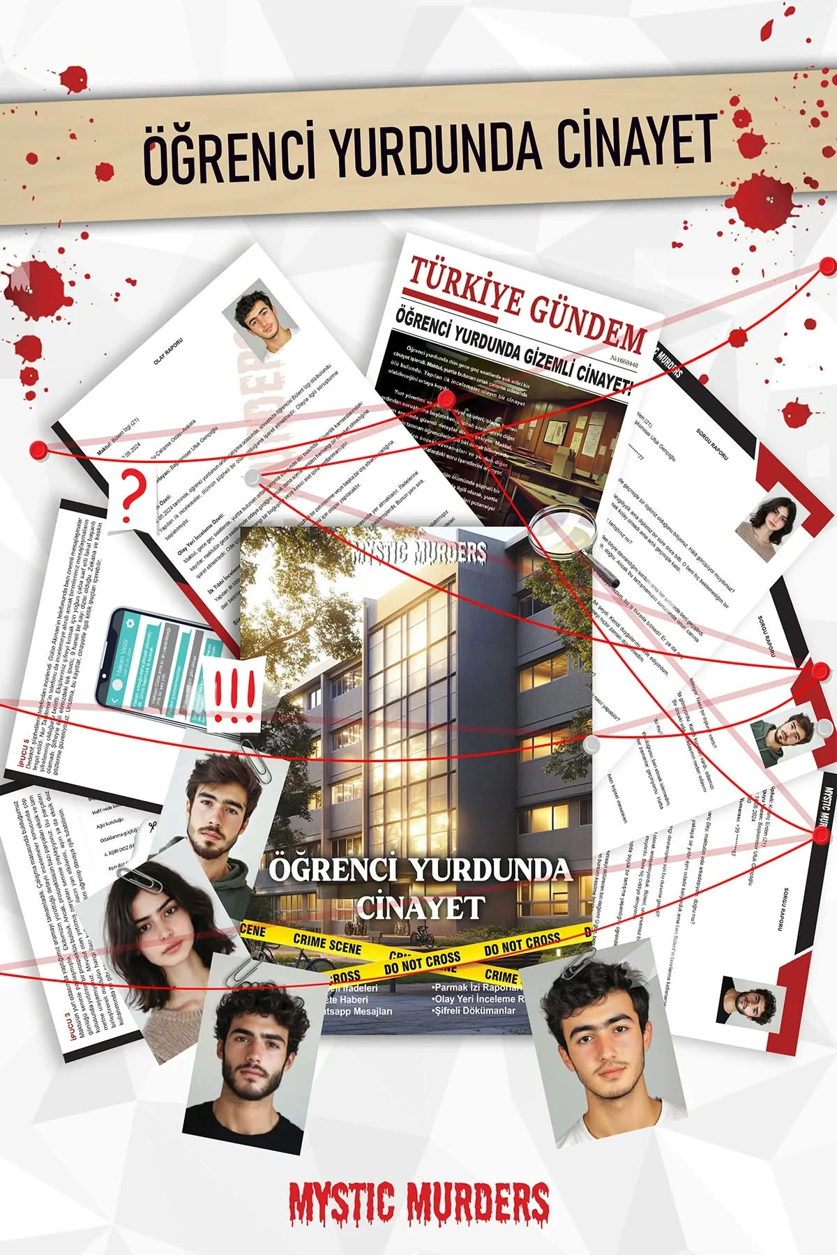 Dedektiflik Cinayet Çözme Oyunu - Öğrenci Yurdunda Cinayet