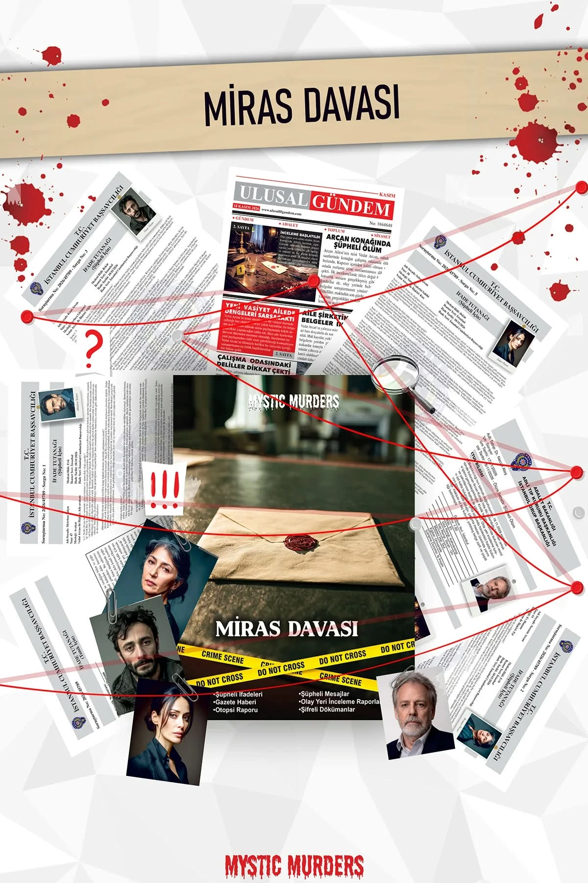 Dedektiflik Cinayet Çözme Oyunu - Miras Davası