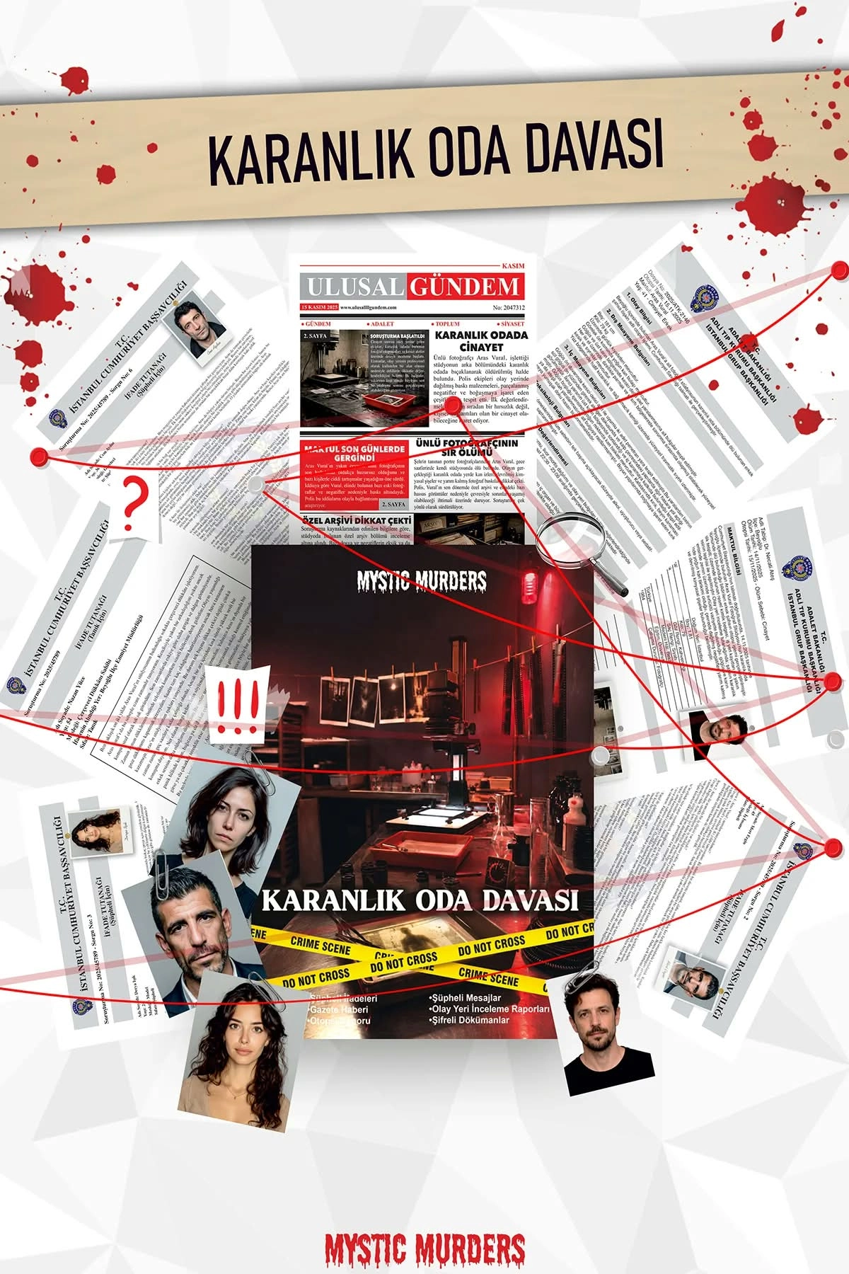Dedektiflik Cinayet Çözme Oyunu - Karanlık Oda