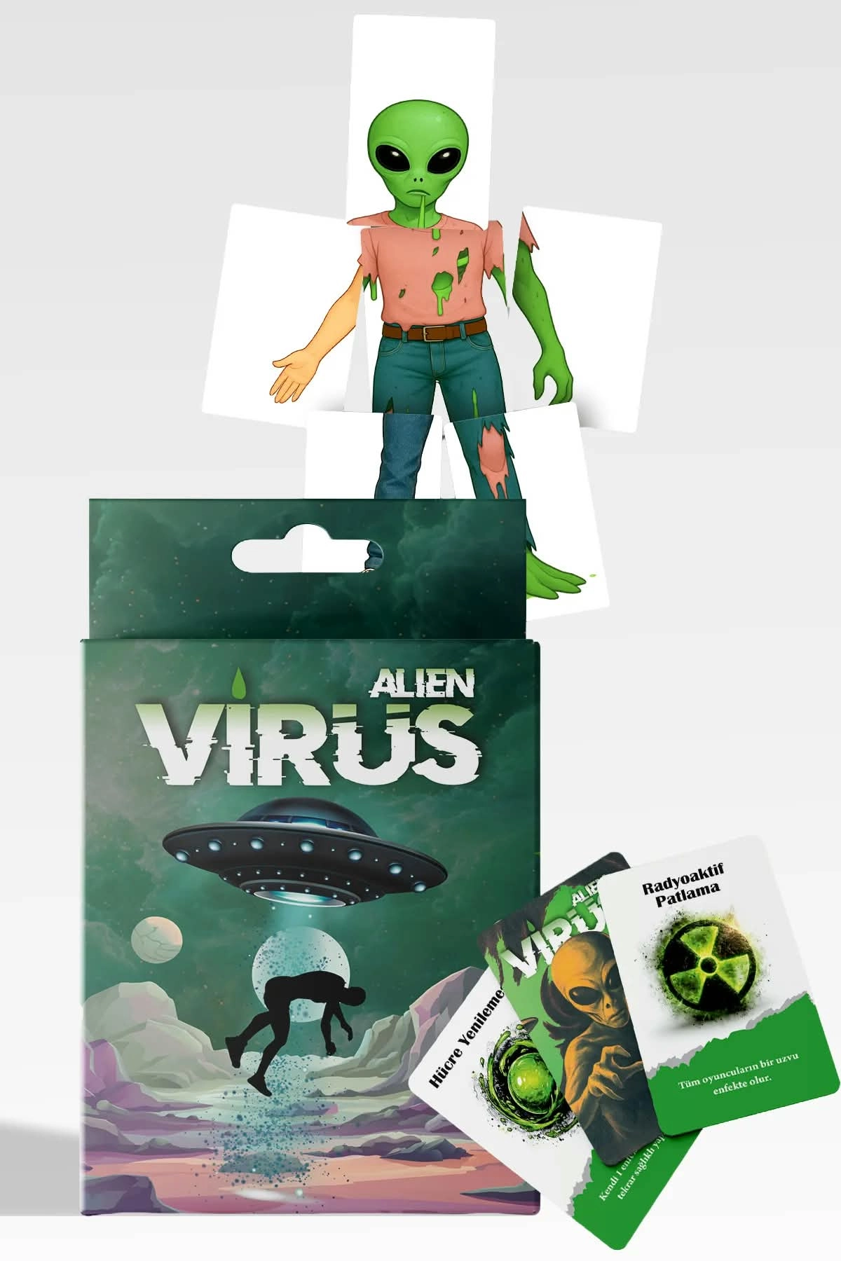 Virüs Alien Kart Oyunu